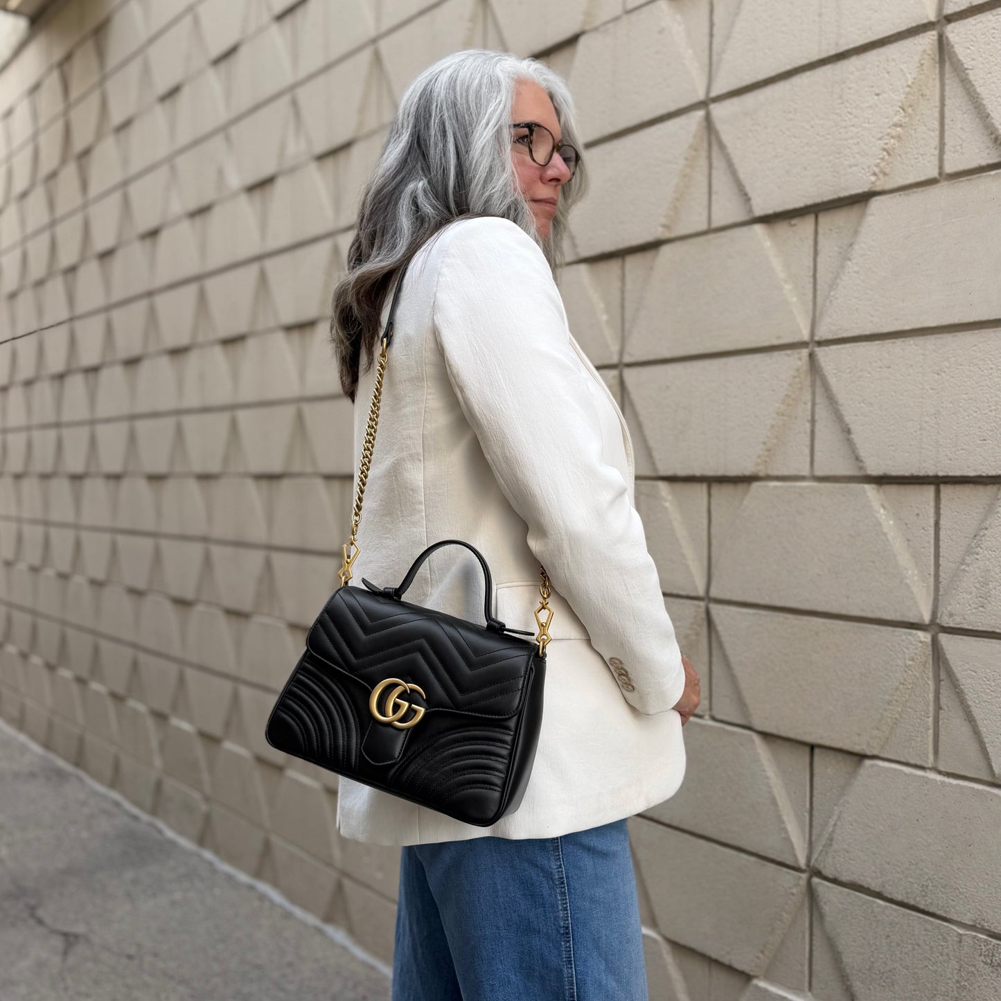 Gucci Marmont Top Handle Bag