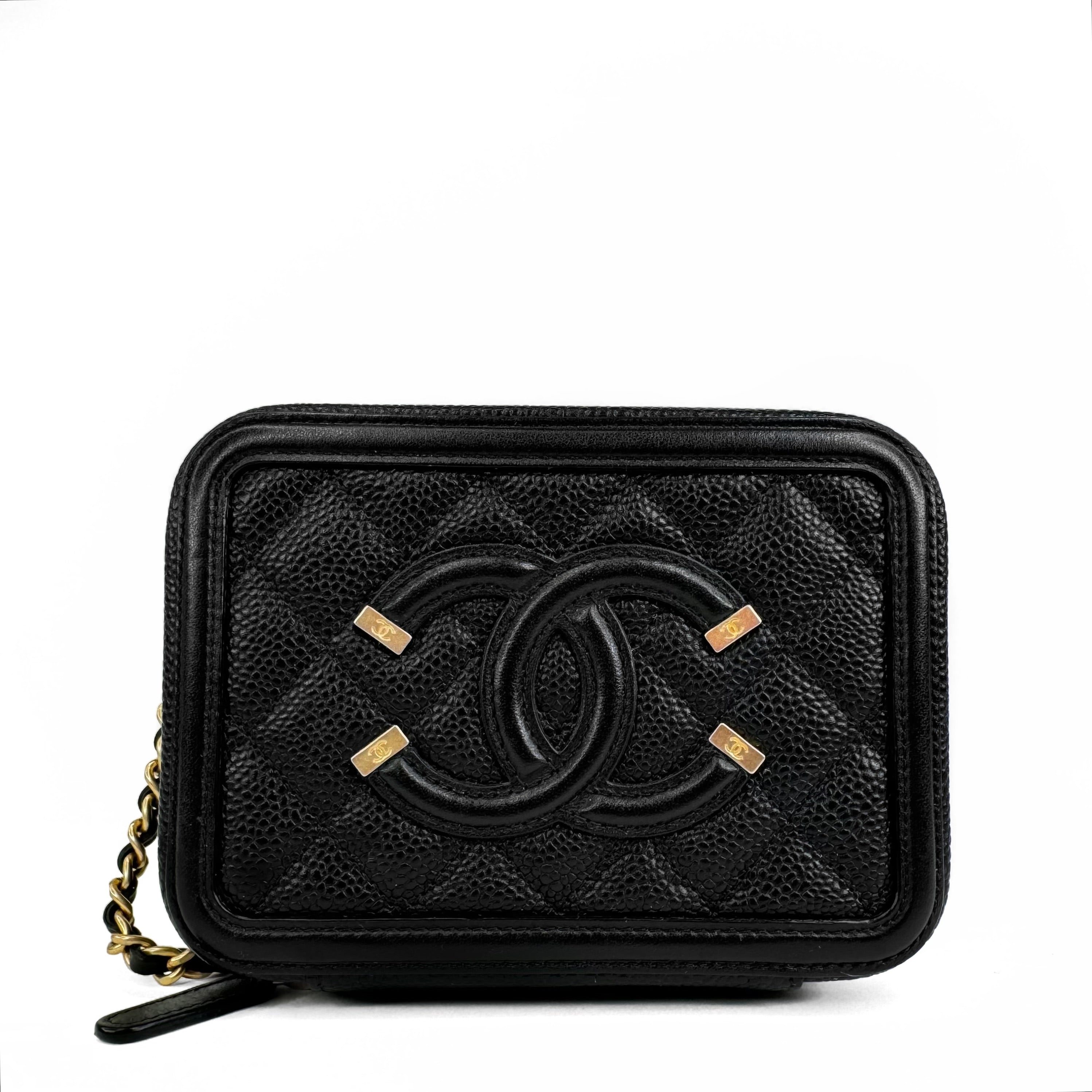 Chanel CC Filigree Vanity Clutch Wilder s Consignment House