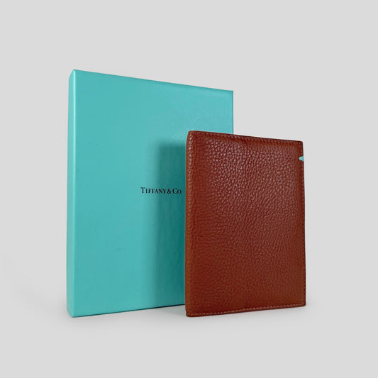 Tiffany & Co. Grain Leather Passport Holder