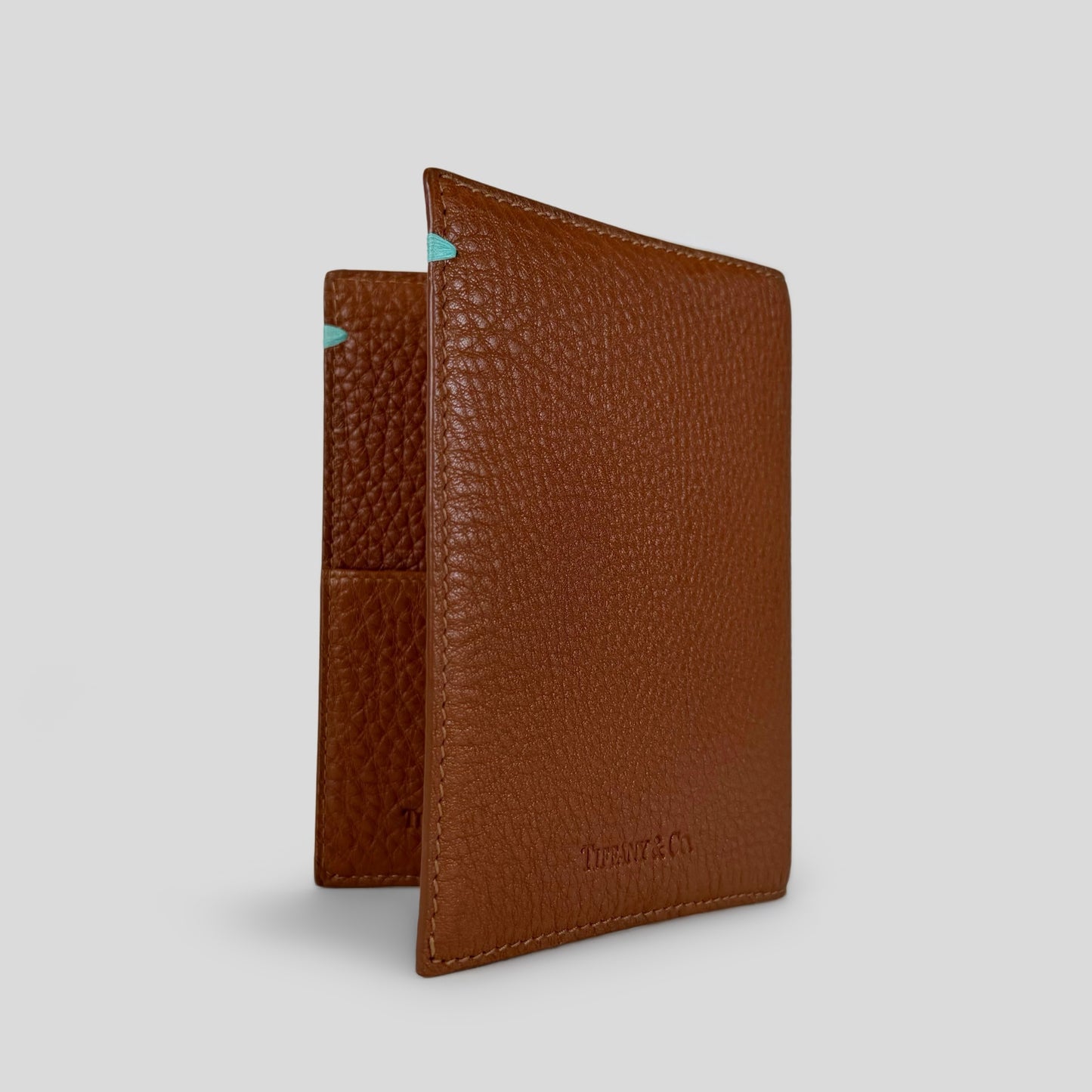 Tiffany & Co. Grain Leather Passport Holder