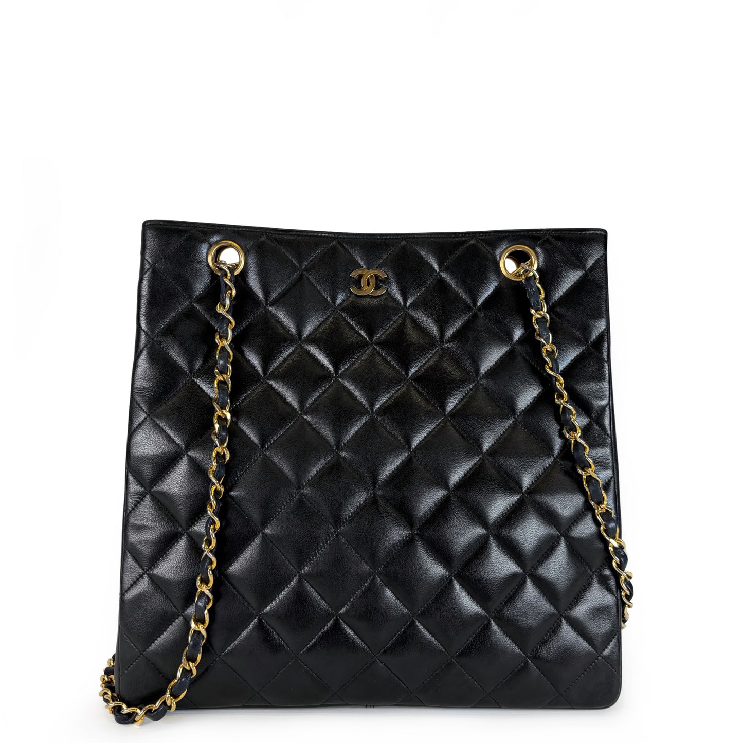 Chanel North South Vintage Tote Bag