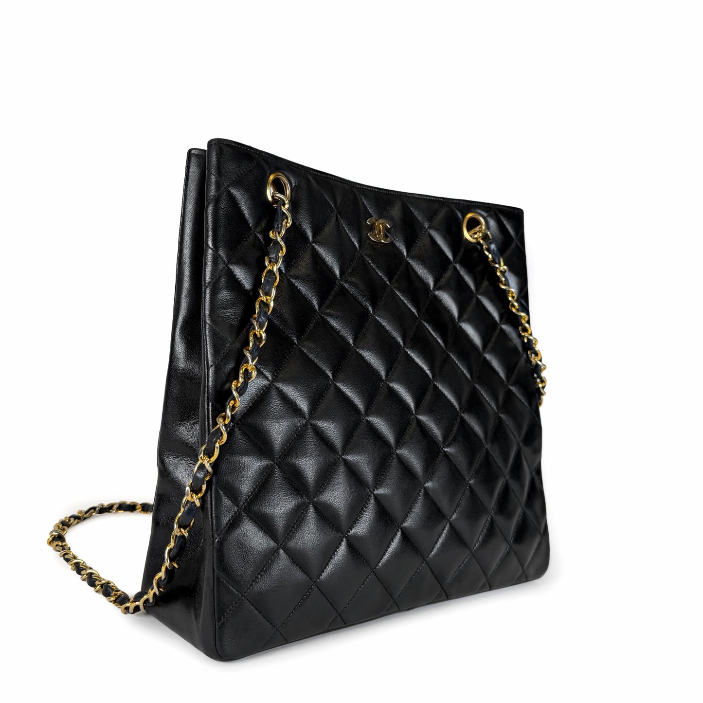 Chanel North South Vintage Tote Bag