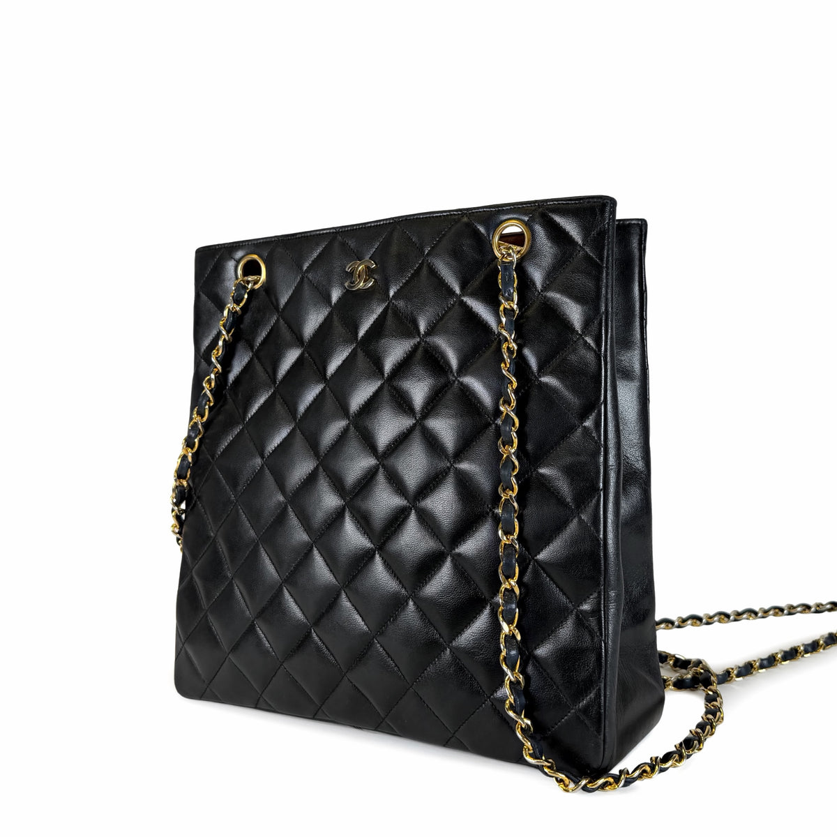 Chanel North South Vintage Tote Bag