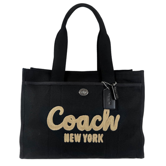 Coach Cargo Black Tote Bag