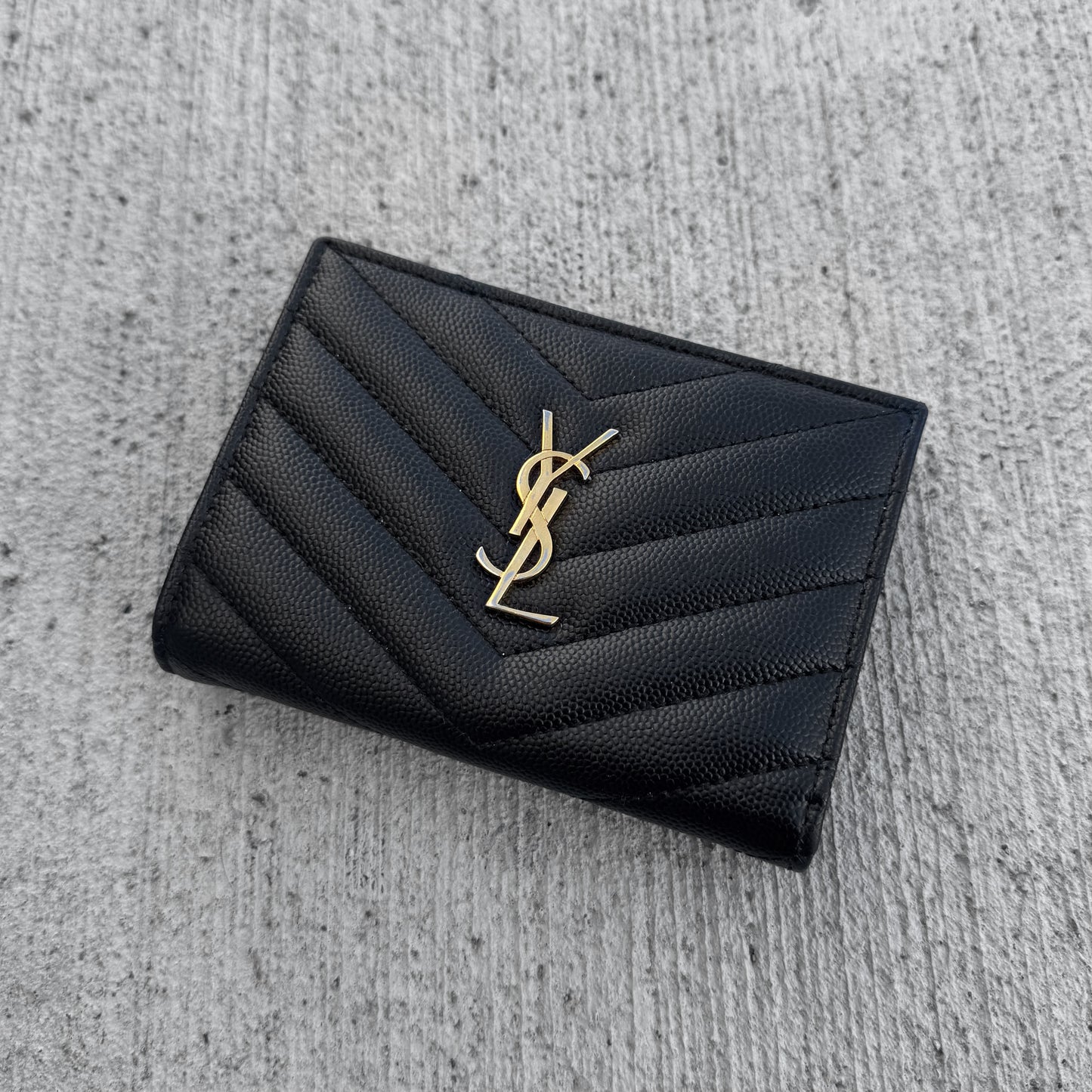 Saint Laurent Matelasse Wallet