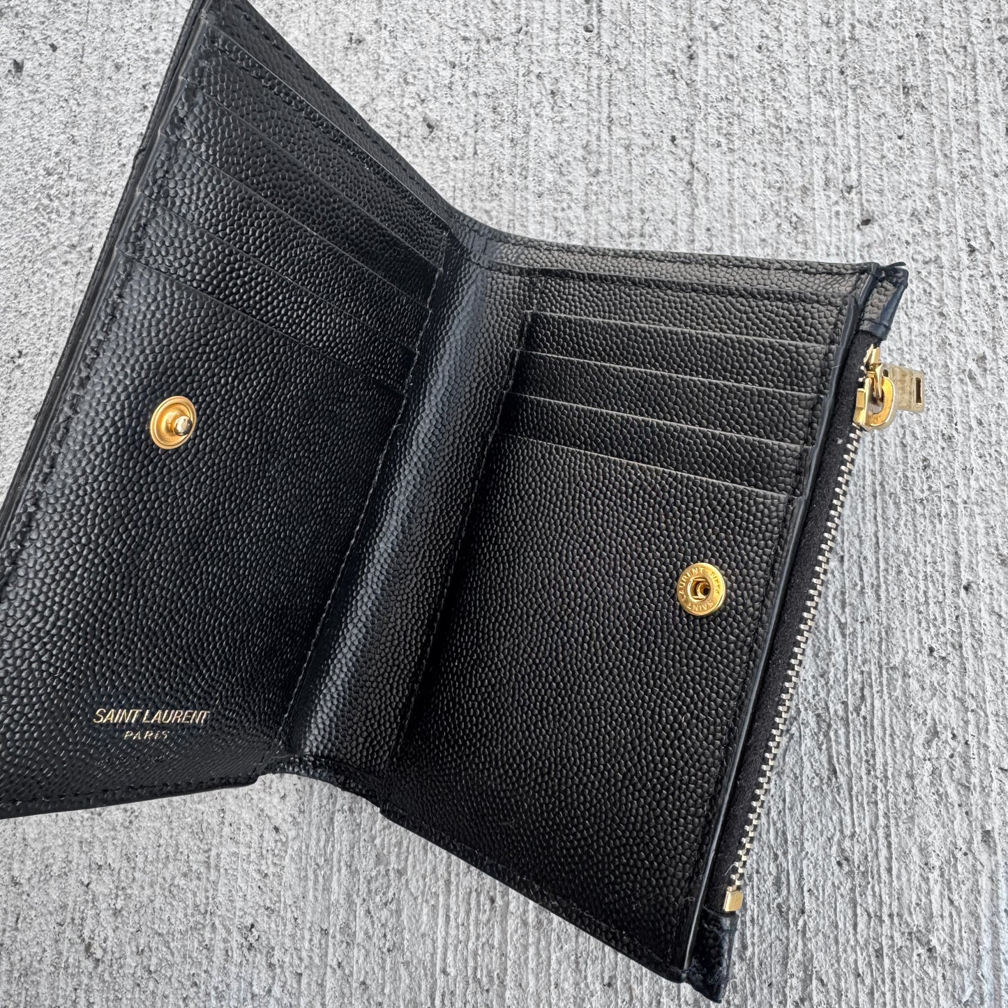 Saint Laurent Matelasse Wallet