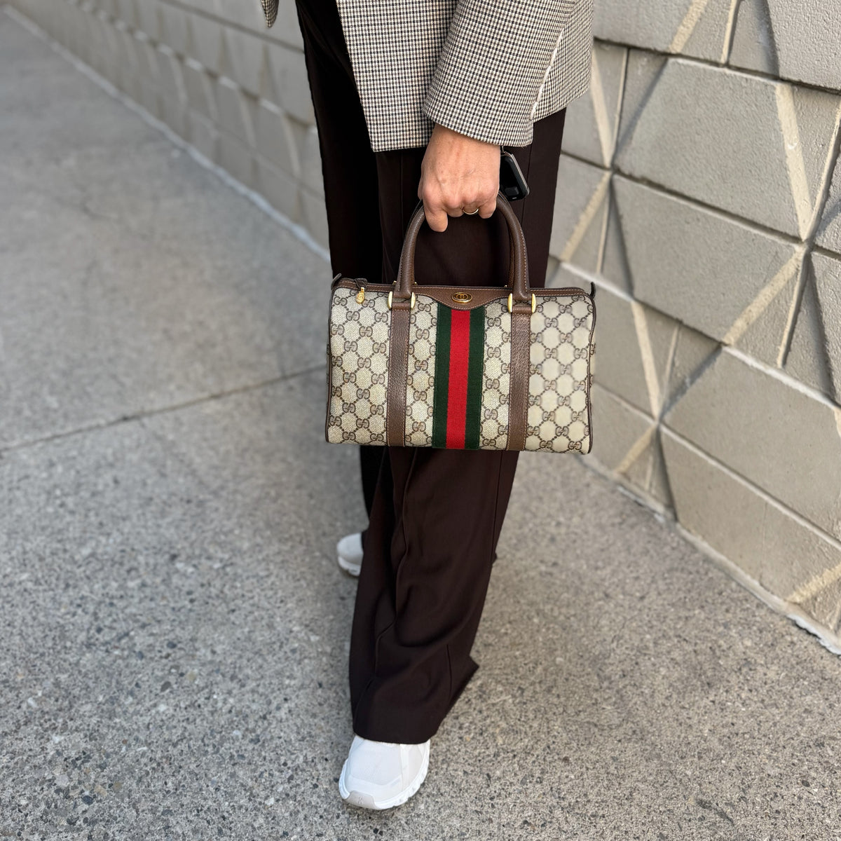 Gucci GG Supreme Boston Bag