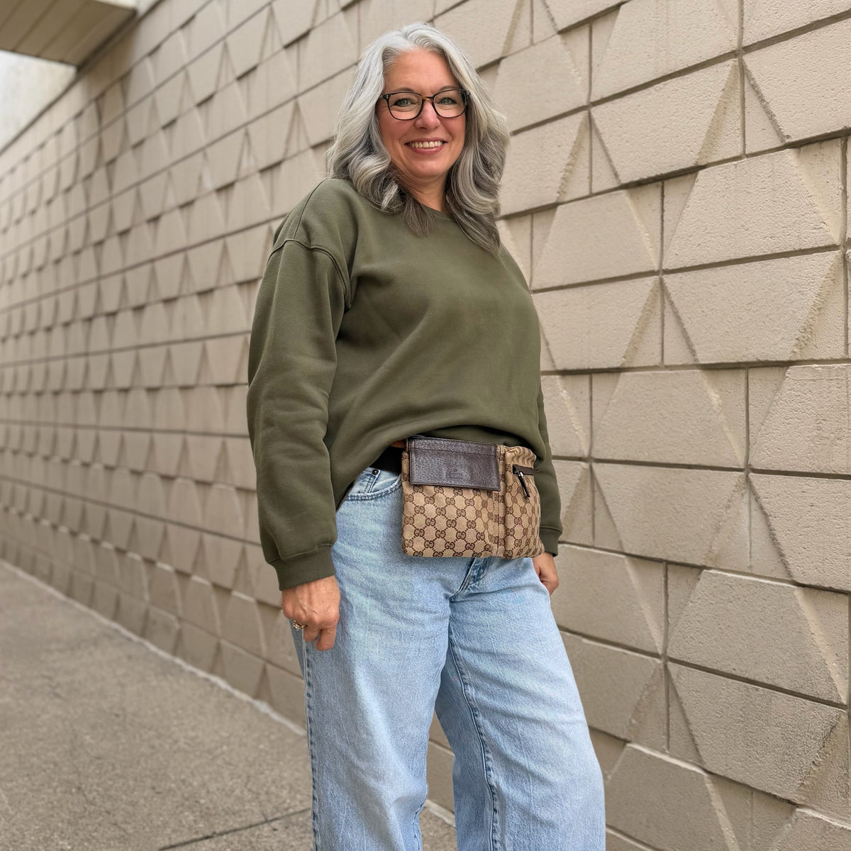 Gucci Double Pocket Belt Bag