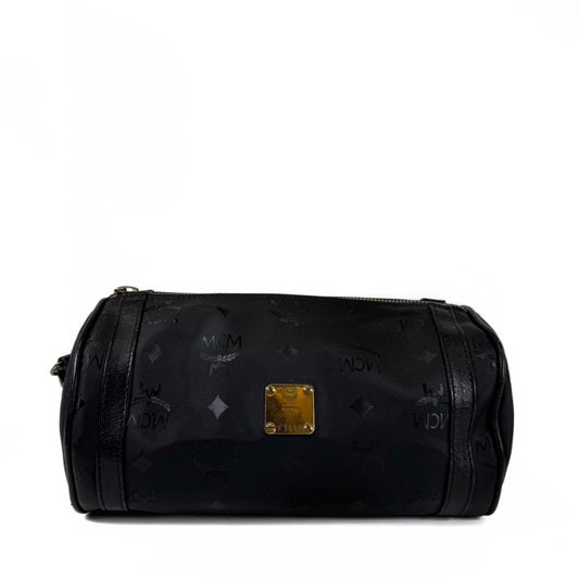 MCM Visetos Barrel Bag