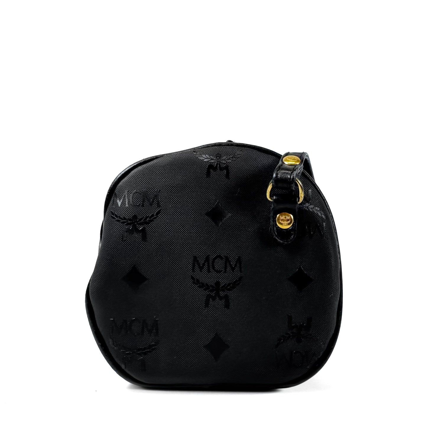 MCM Visetos Barrel Bag