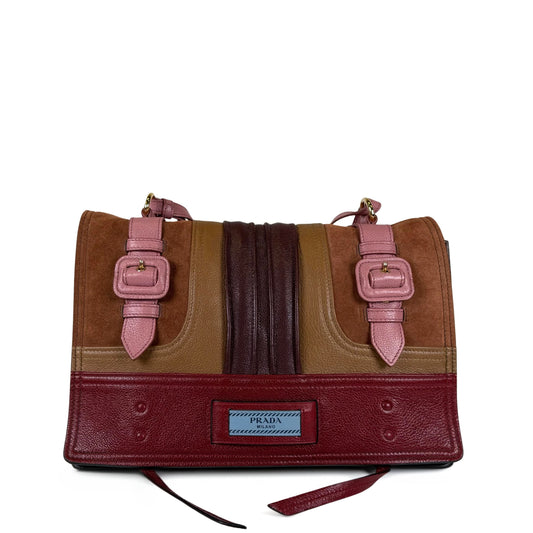 Prada Etiquette Patchwork Multicolor Bag