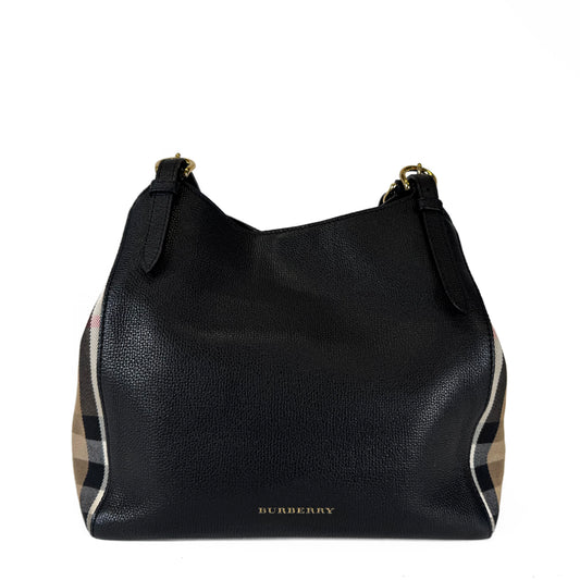 Burberry Smoked Check Shoulder Bag
