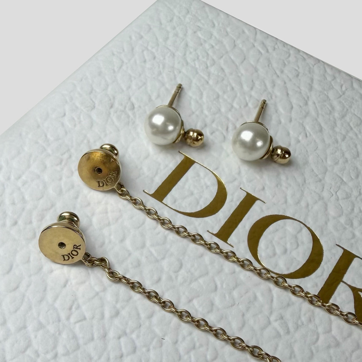 Christian Dior La Petite Tribale Dangle Chain Earrings