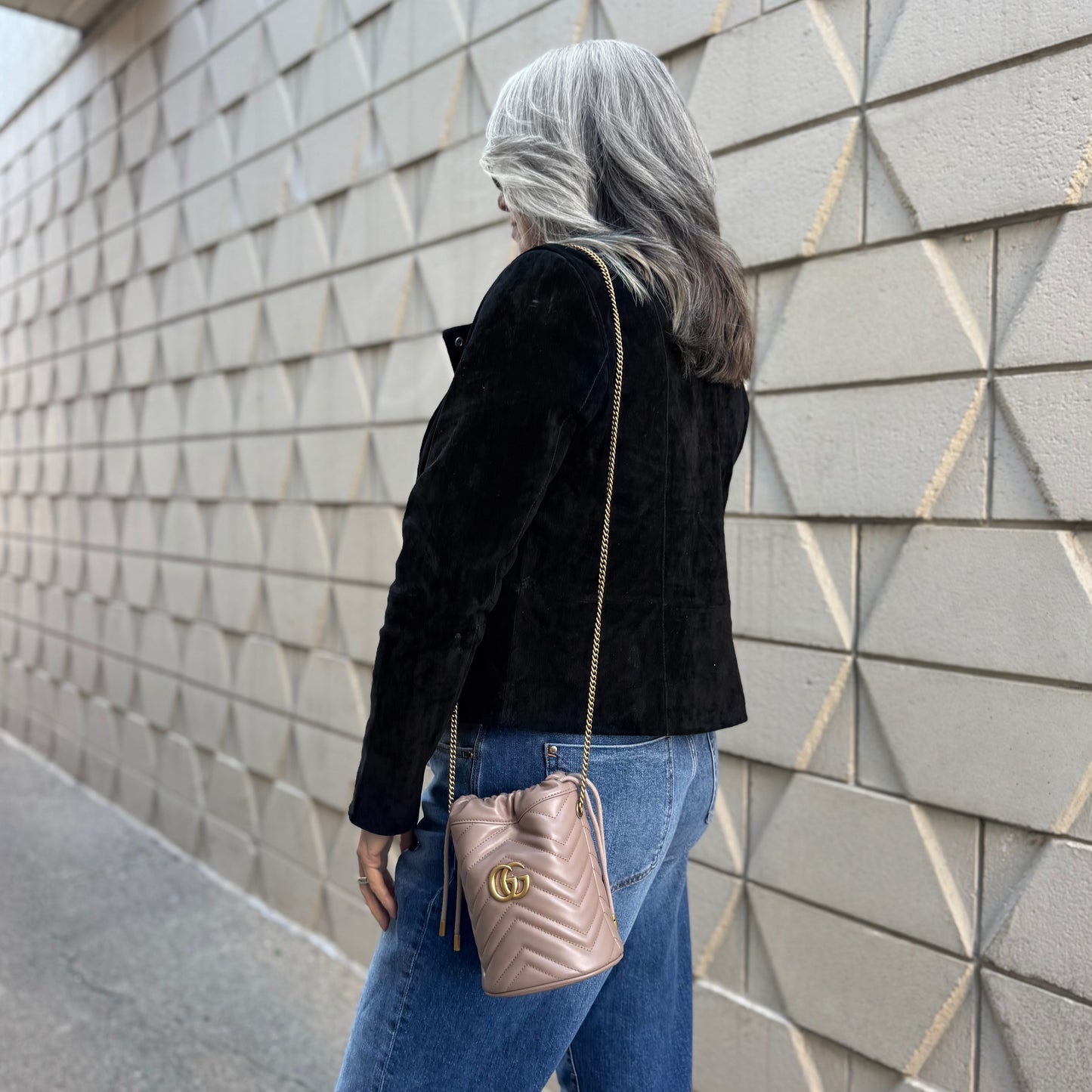 Gucci Marmont Mini Bucket Bag