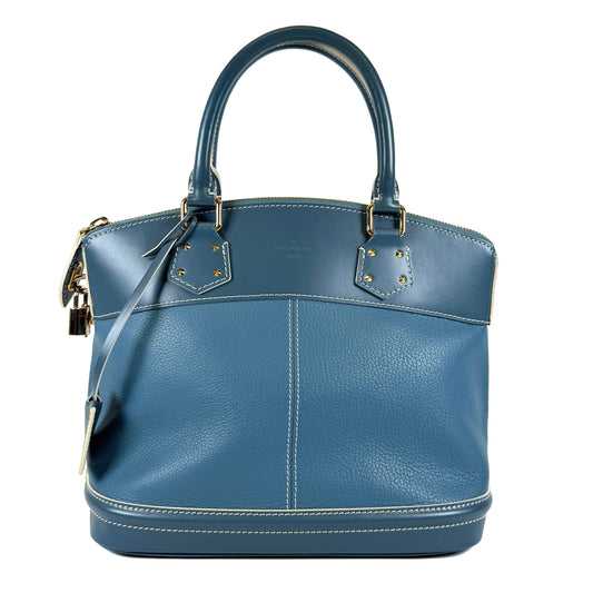 Louis Vuitton Lockit Suhali Powder Blue Bag