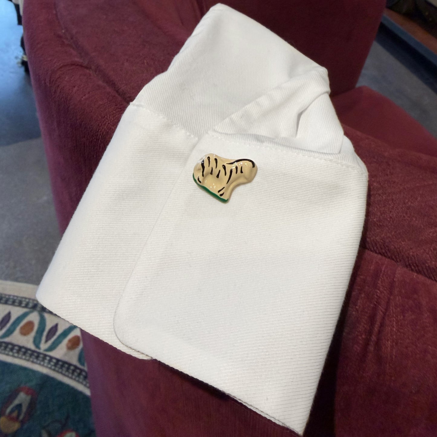 Bottega Veneta Zebra Cufflinks