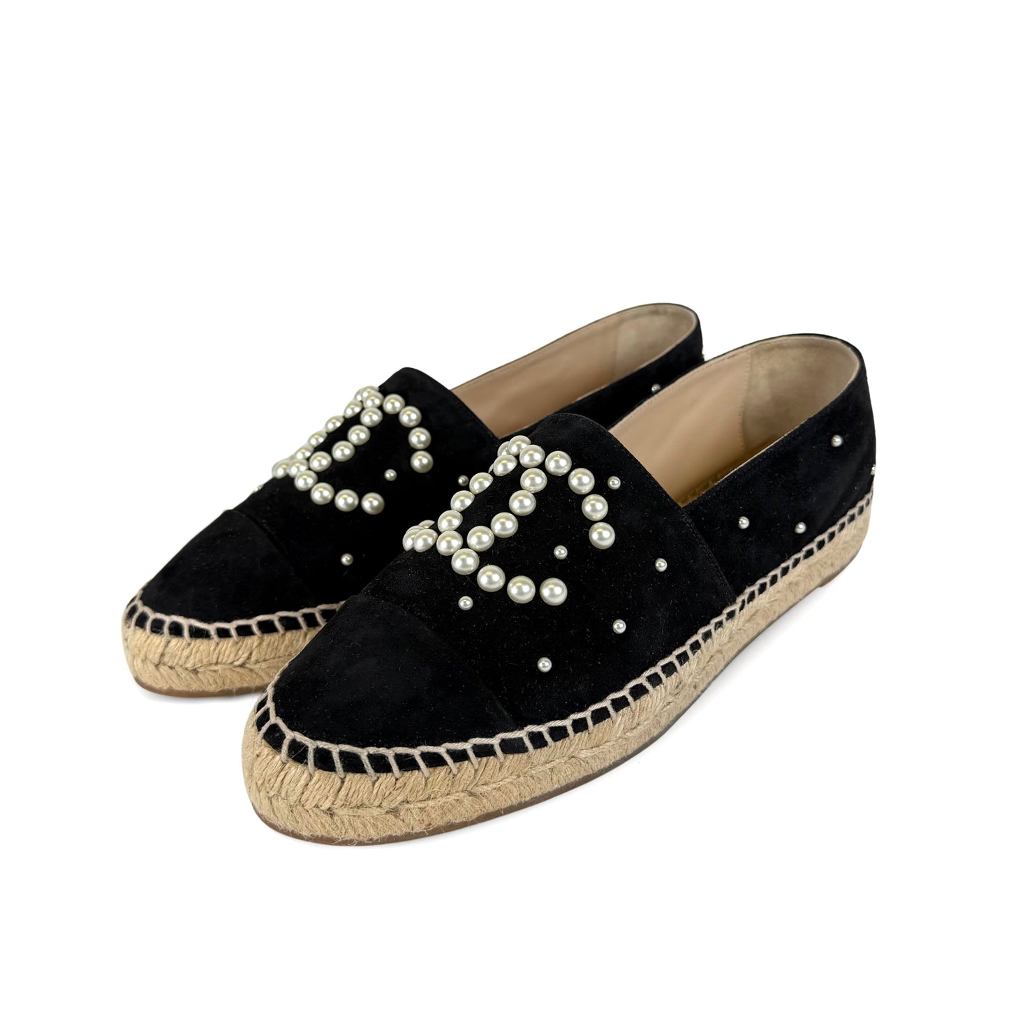 Chanel Pearl CC Espadrilles