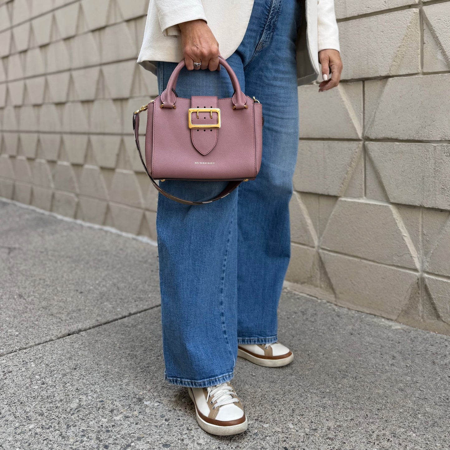Burberry Buckle Small Tote Bag