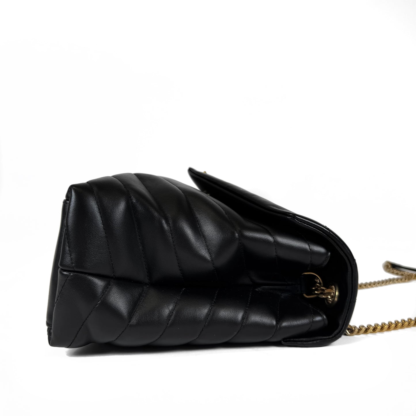 Saint Laurent Lou Lou Chevron Medium Bag