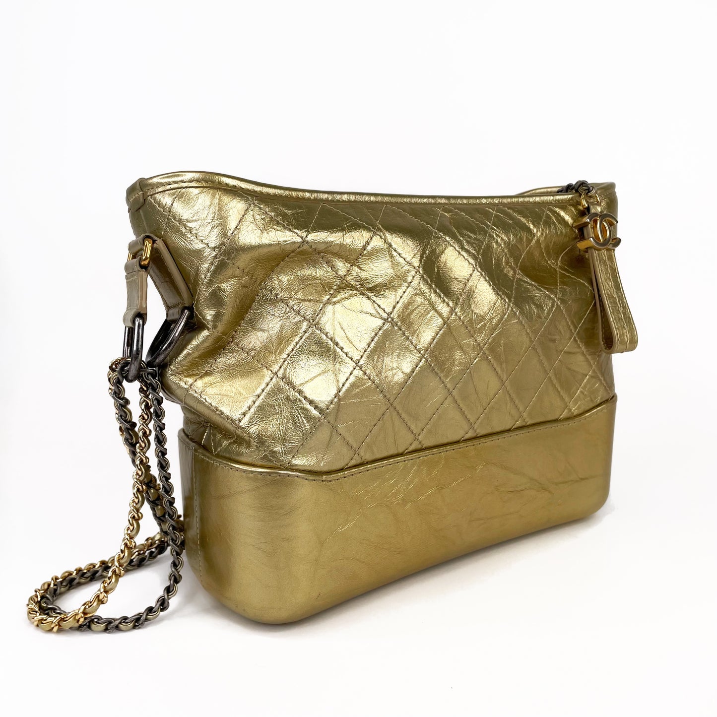 Chanel Gabrielle Bag Gold Medium