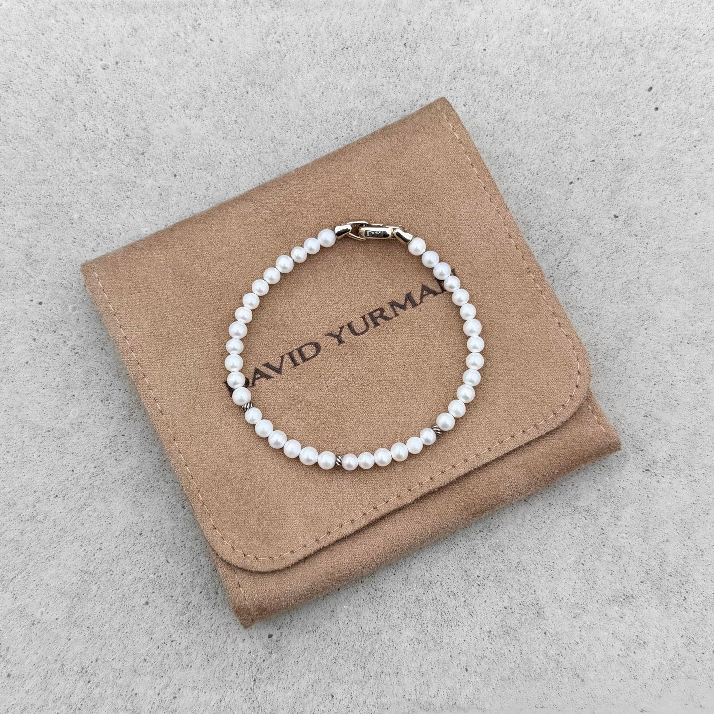 David Yurman Bijoux Spiritual Beads Pearl Bracelet