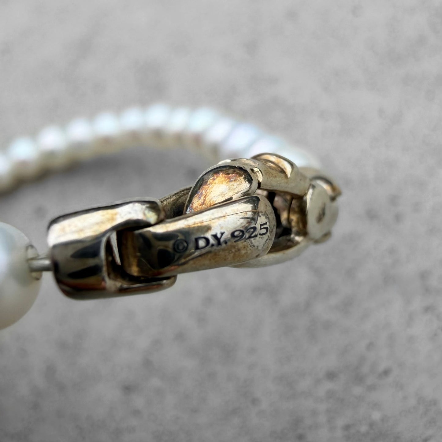 David Yurman Bijoux Spiritual Beads Pearl Bracelet