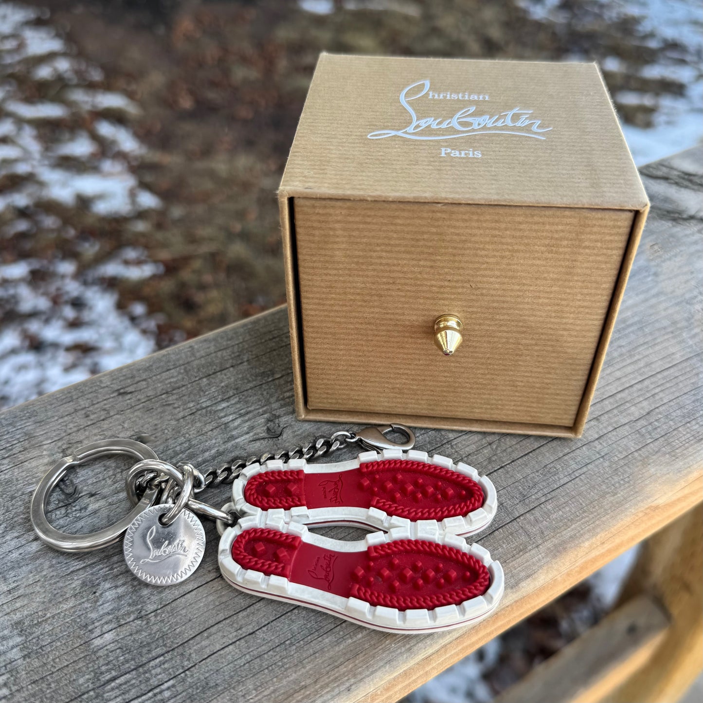 Christian Louboutin M Lug Sole Keyring