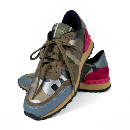 Valentino Rockrunner Camouflage Multicolour Sneakers