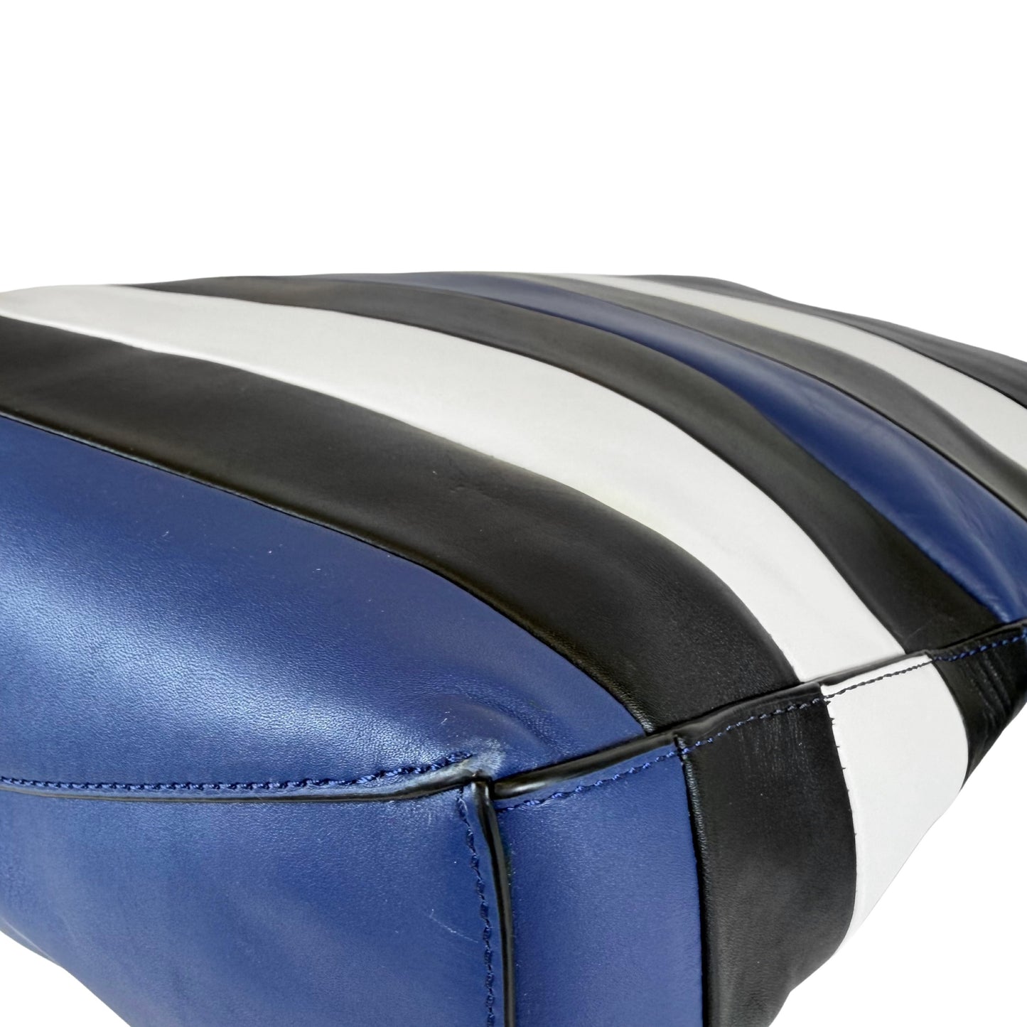 DVF Striped Bucket Bag