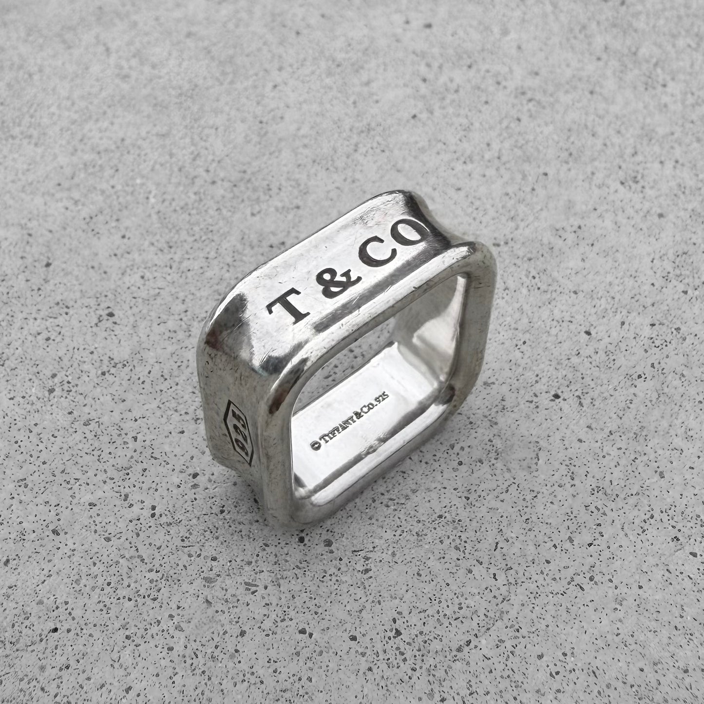 Tiffany & Co. 1837 Square Band Ring