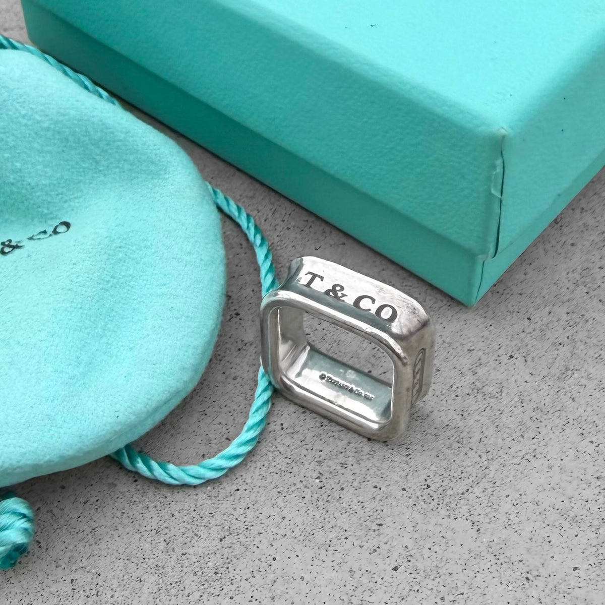 Tiffany & Co. 1837 Square Band Ring