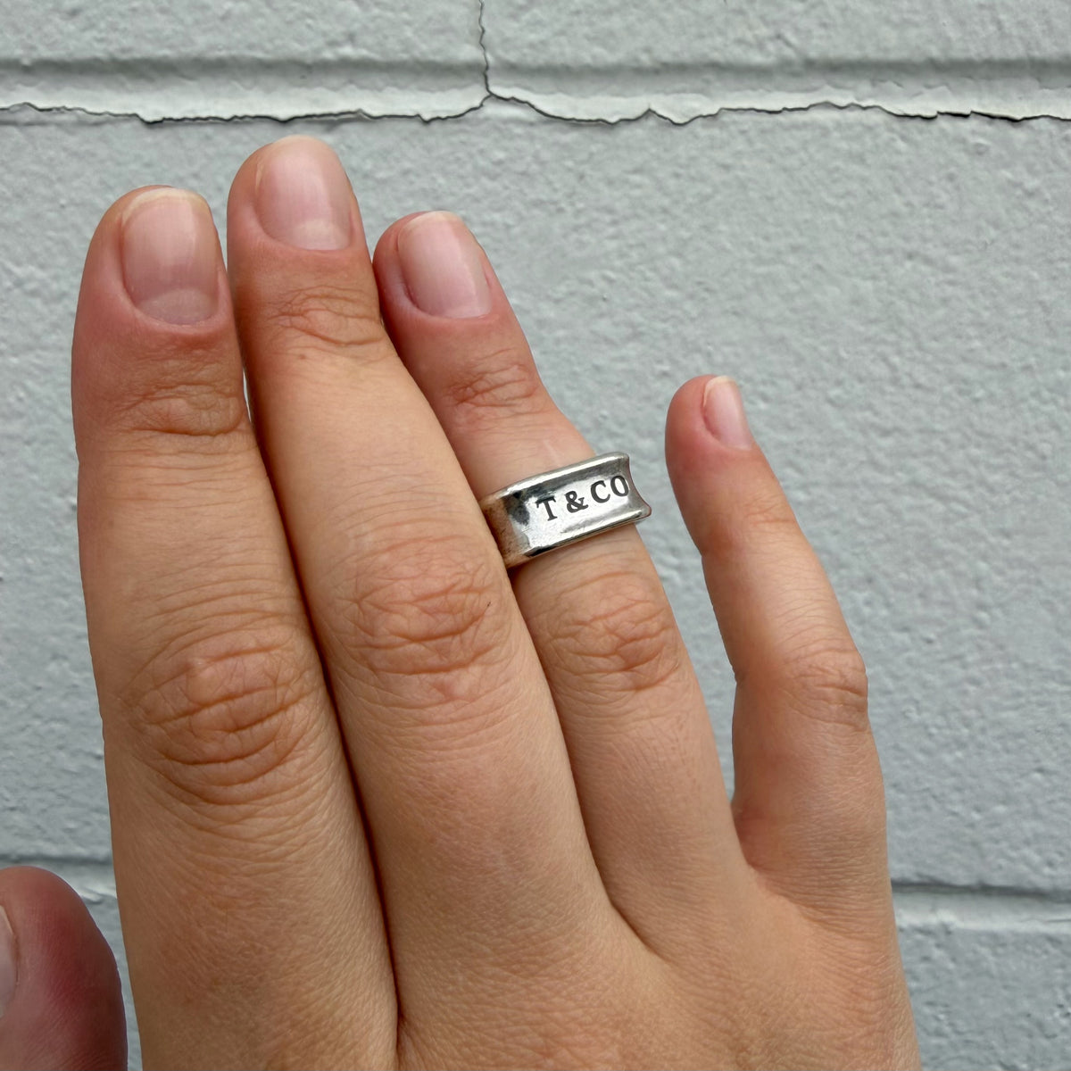 Tiffany & Co. 1837 Square Band Ring