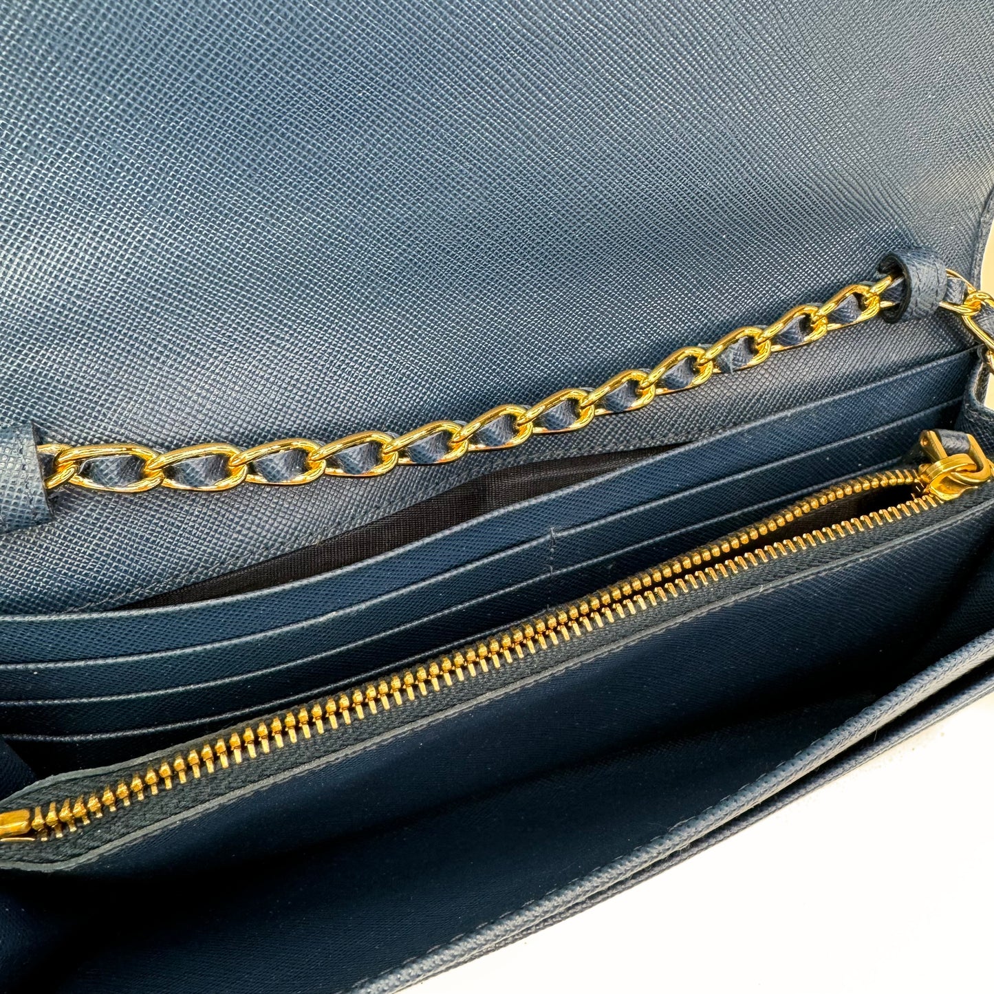 Prada Saffiano Wallet On Chain