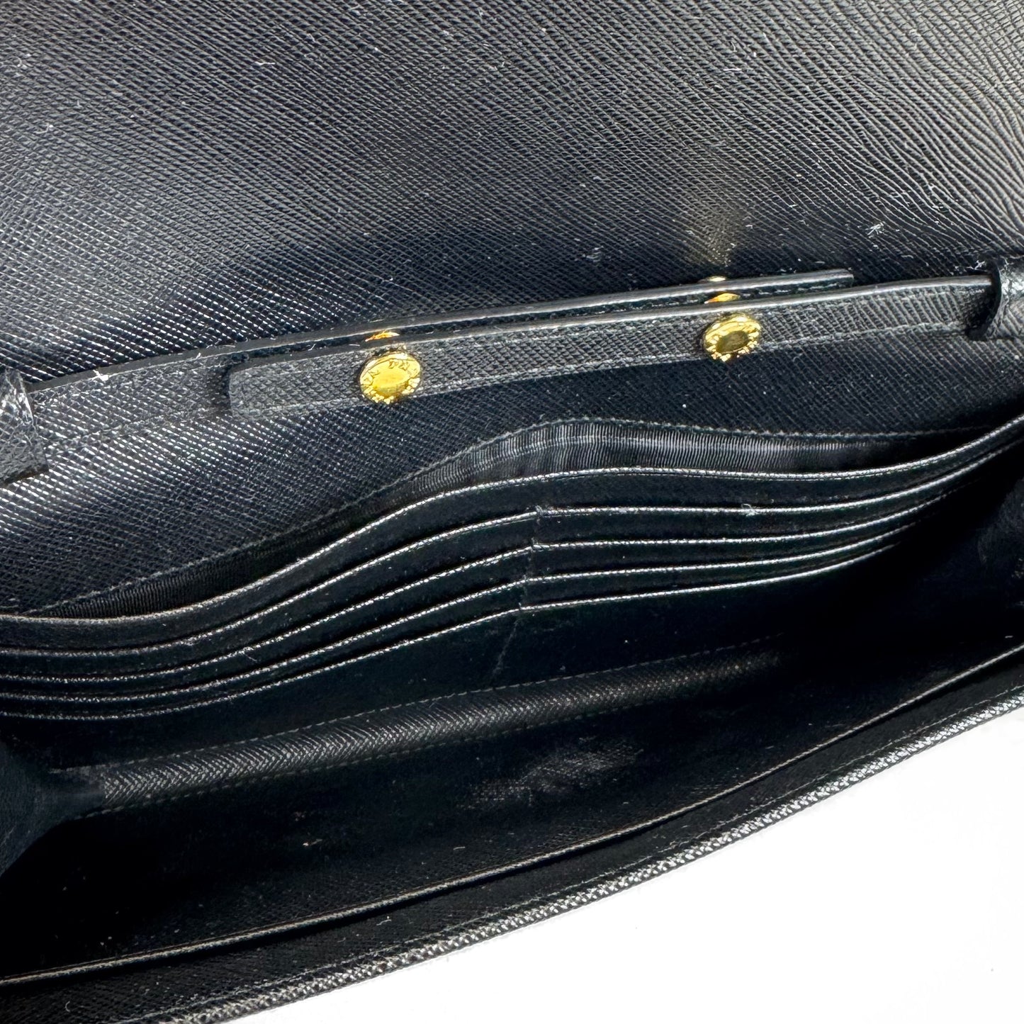 Prada Saffiano Leather Wallet on Chain