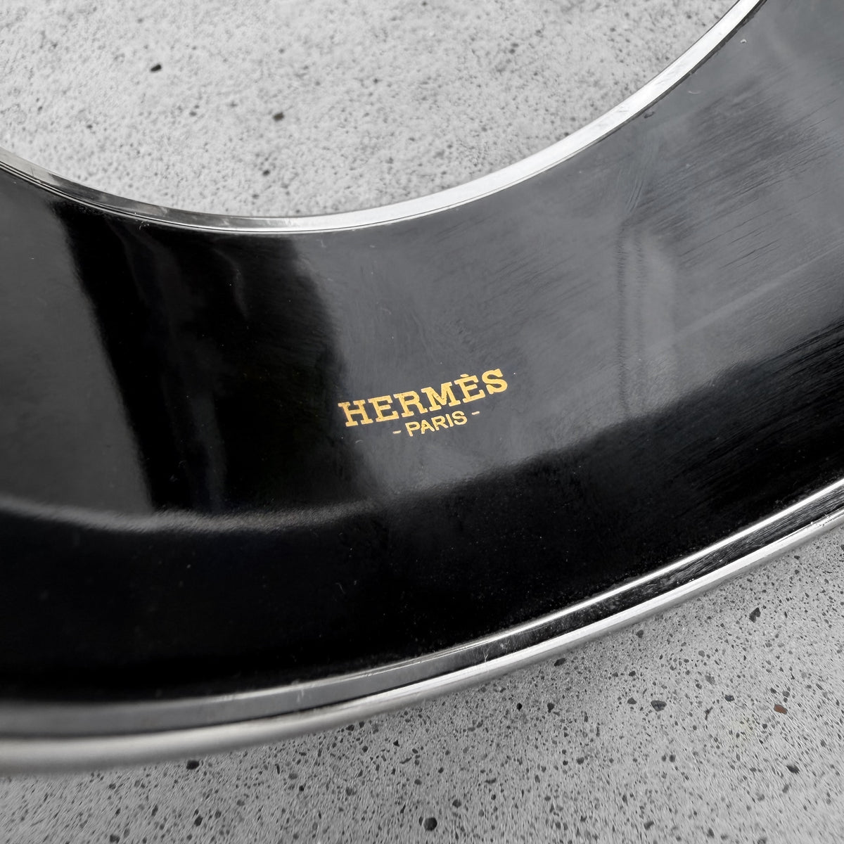 Hermès Balcons du Guadalquivir Extra Wide Enamel Bangle Bracelet