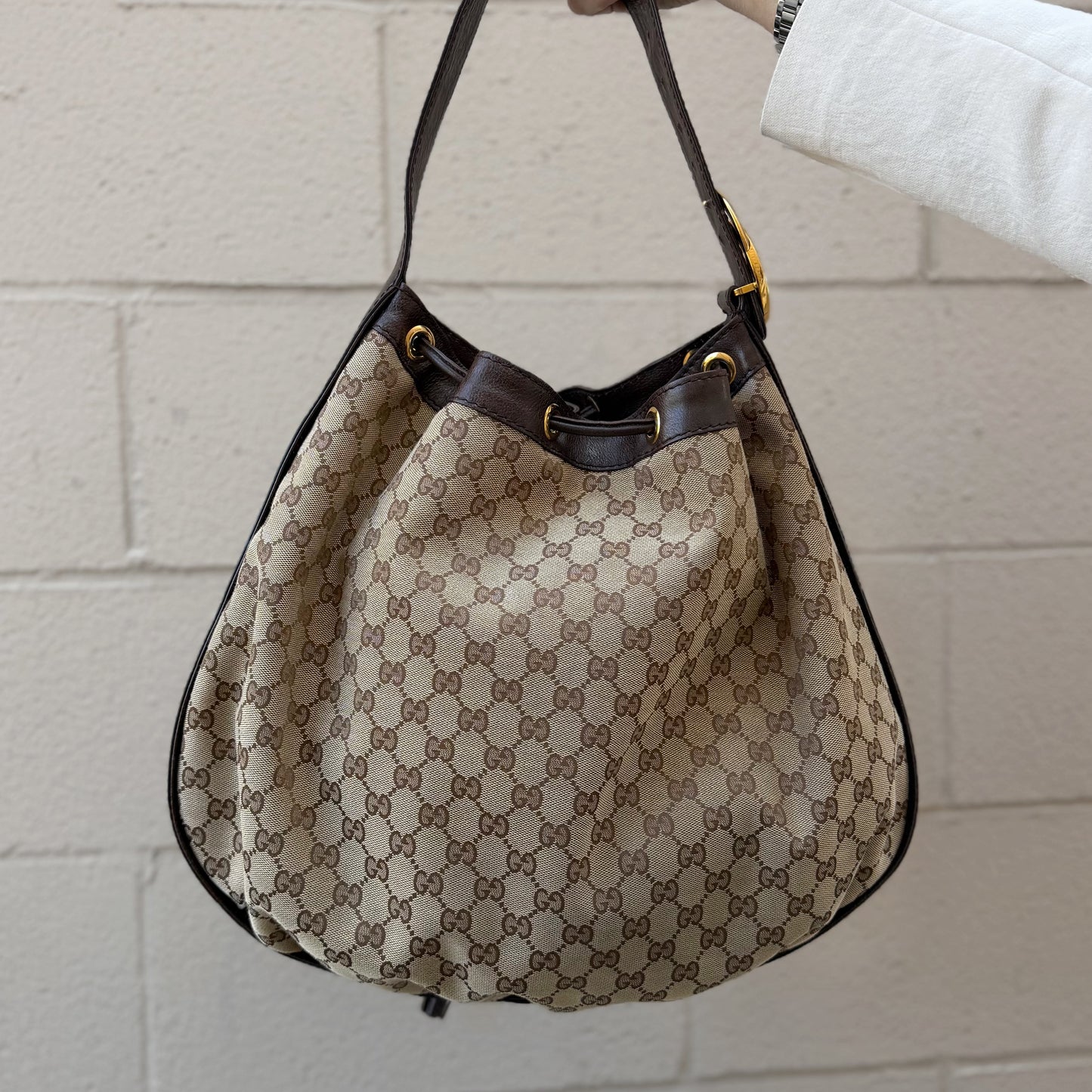 Gucci Drawstring Hobo Bag