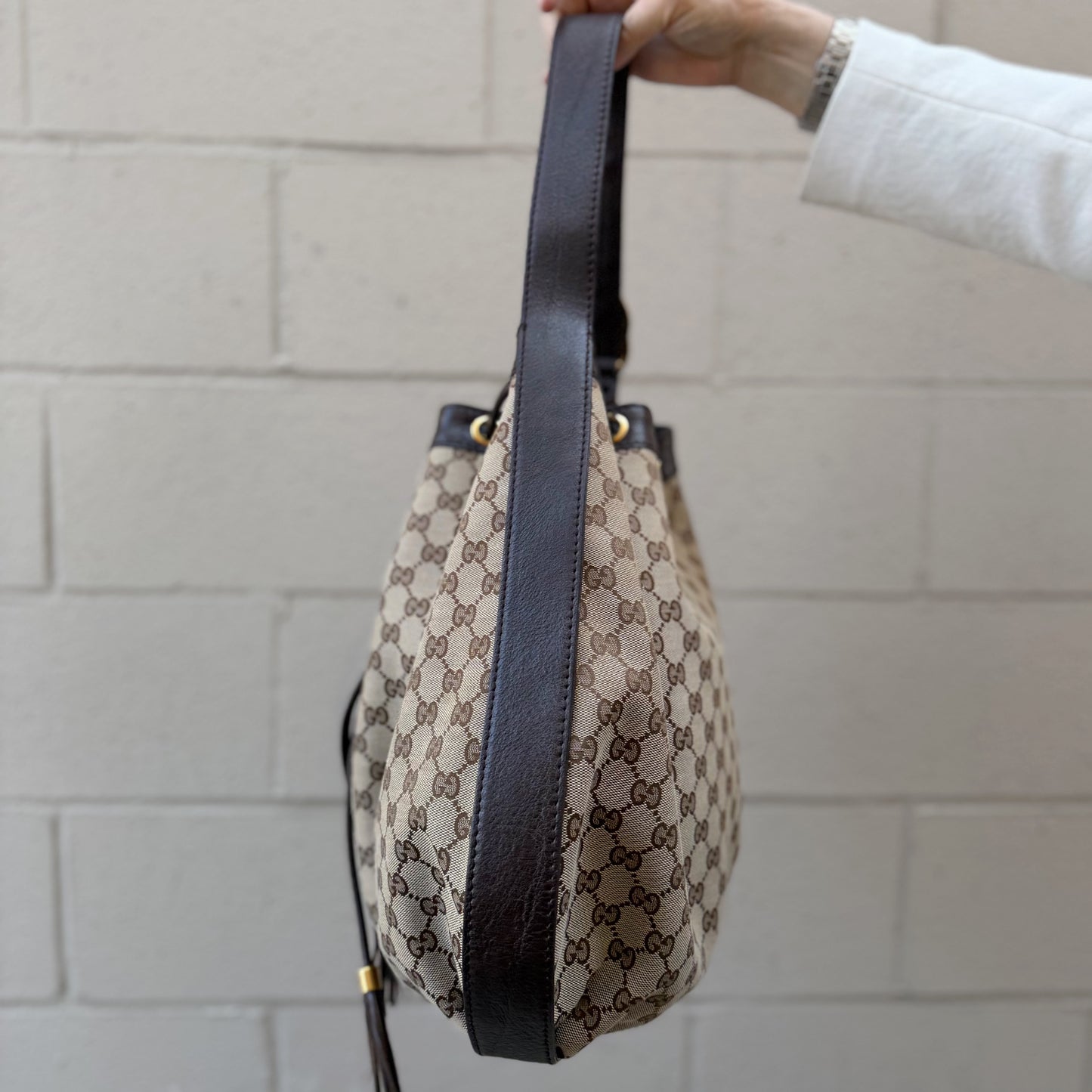 Gucci Drawstring Hobo Bag