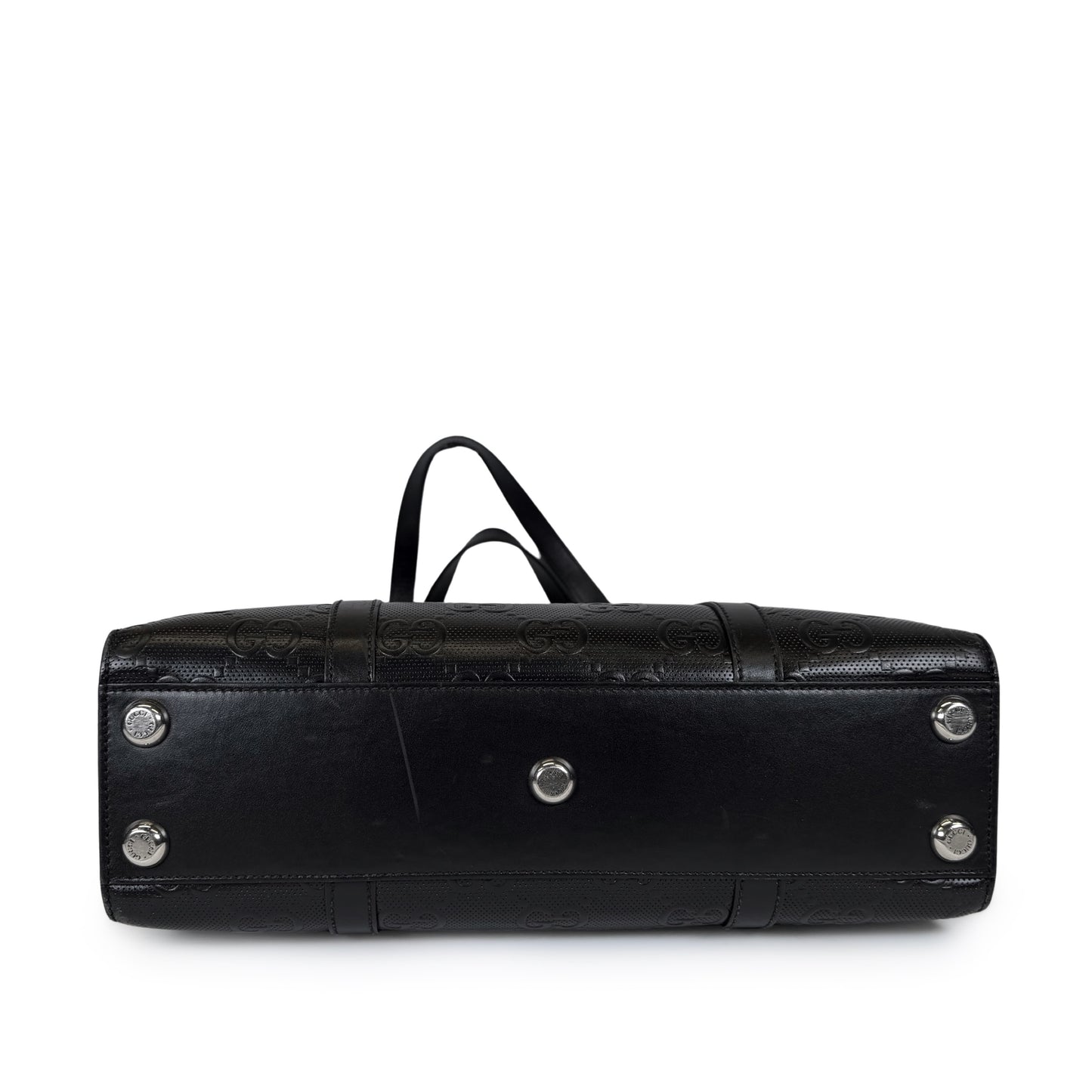 Gucci GG Embossed Leather Tote Bag