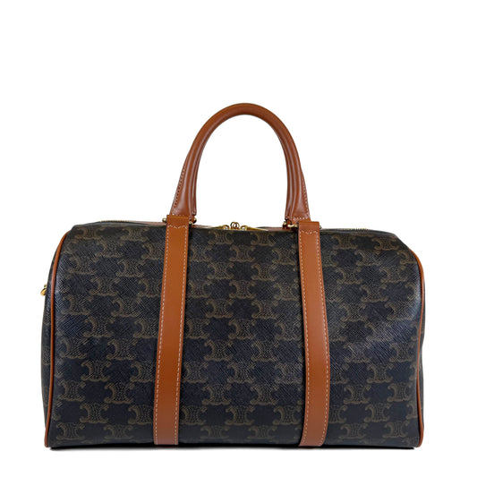 Celine Boston Triomphe Canvas Bag