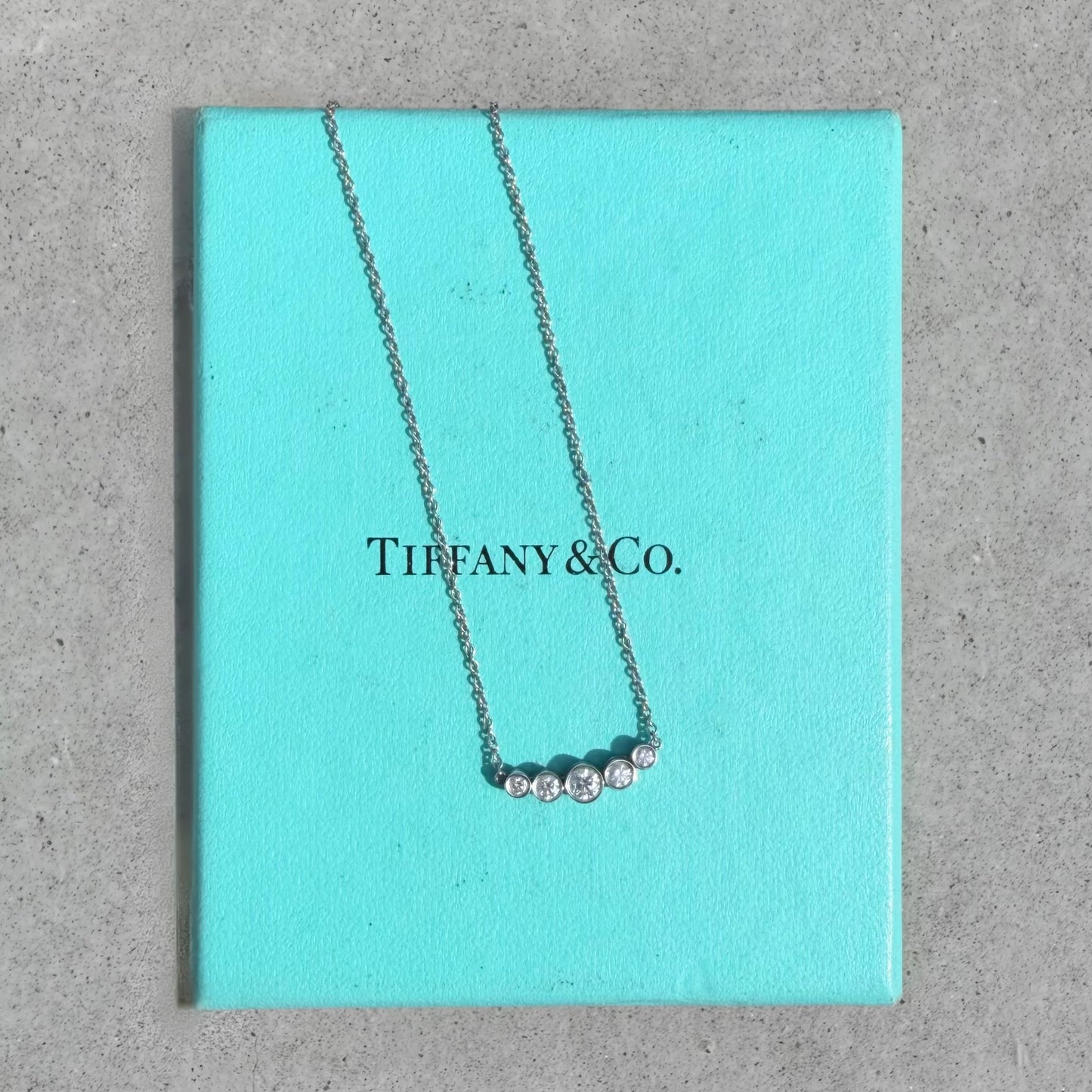 Tiffany Jazz Platinum Diamond Necklace
