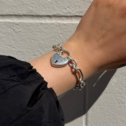 Tiffany & Co. Heart Padlock Bracelet