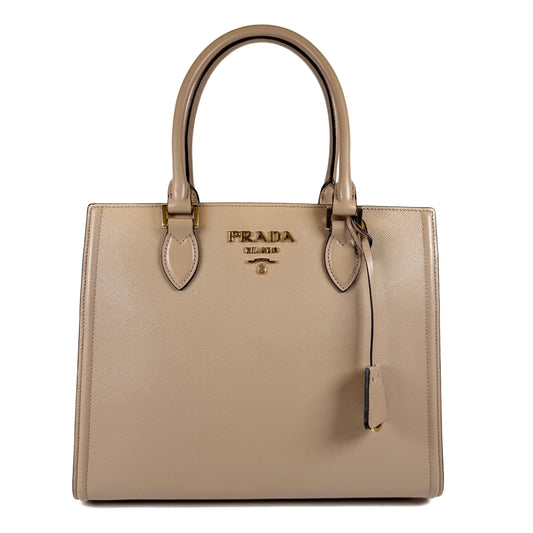 Prada Saffiano Leather Tote Bag
