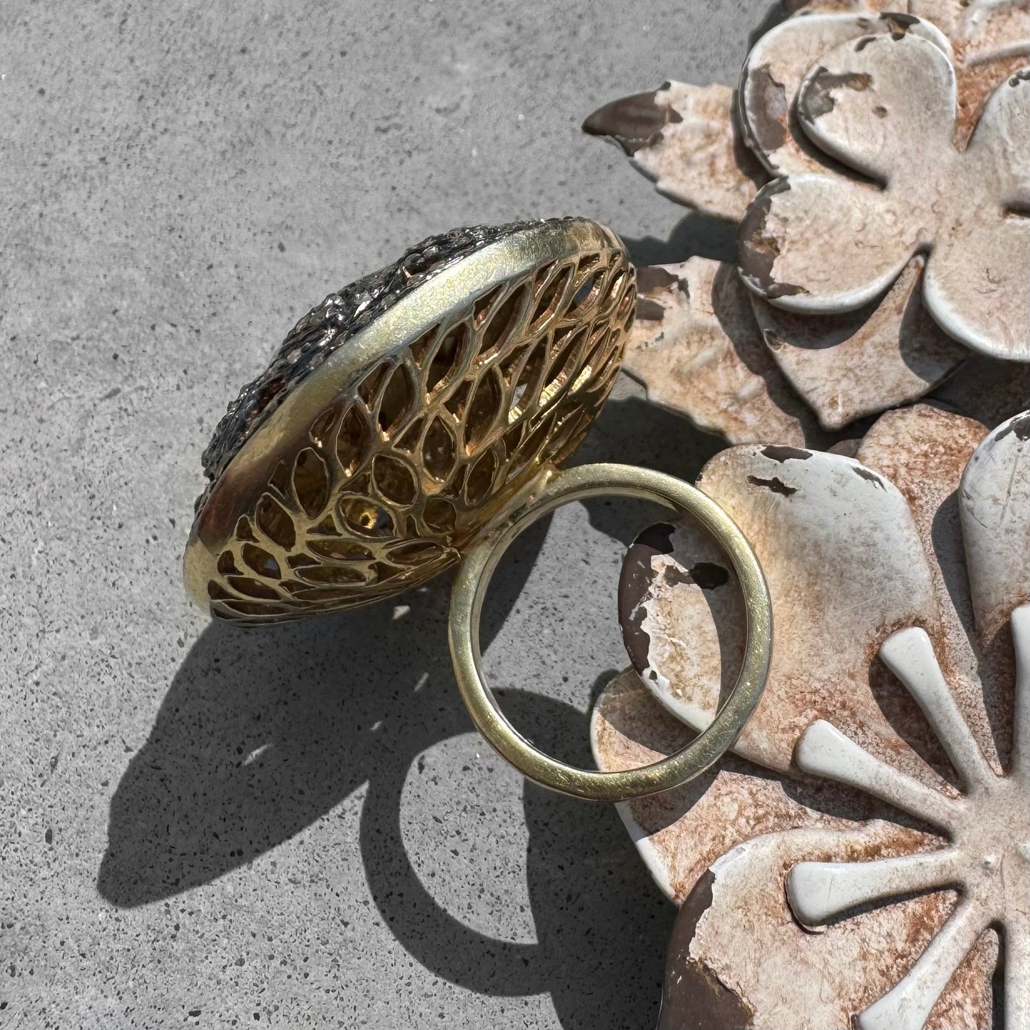 Polki Diamond Ring