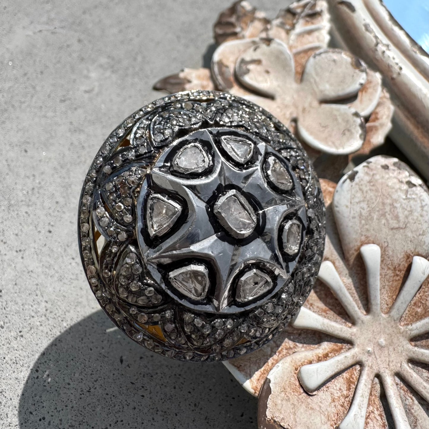 Polki Diamond Ring
