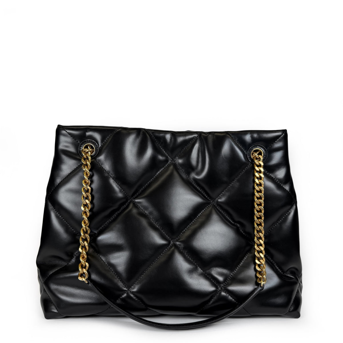 Tory Burch Kira Diamond Quilt Leather Tote Bag