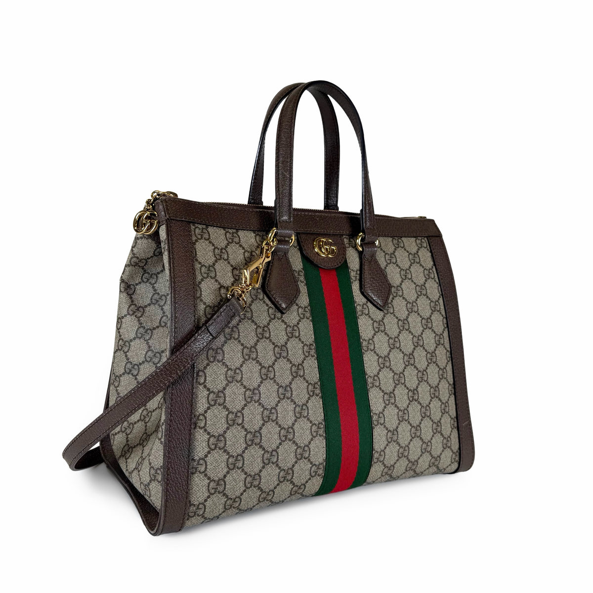 Gucci Ophidia GG Medium Top Handle Tote Bag