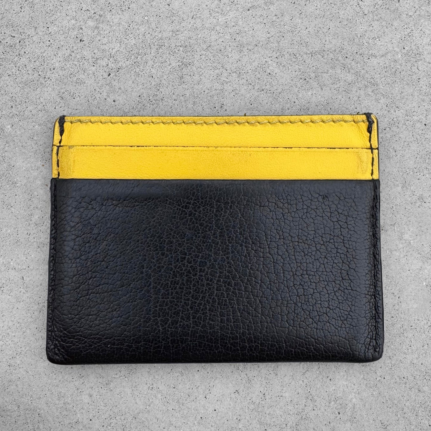 Burberry Two-Tone Leather Card Holder