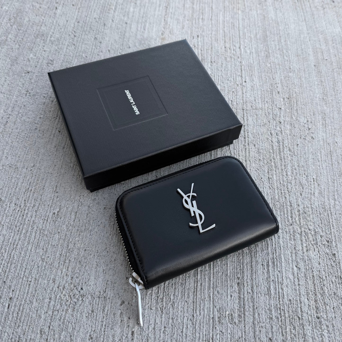 Saint Laurent Cassandre Zipped Wallet