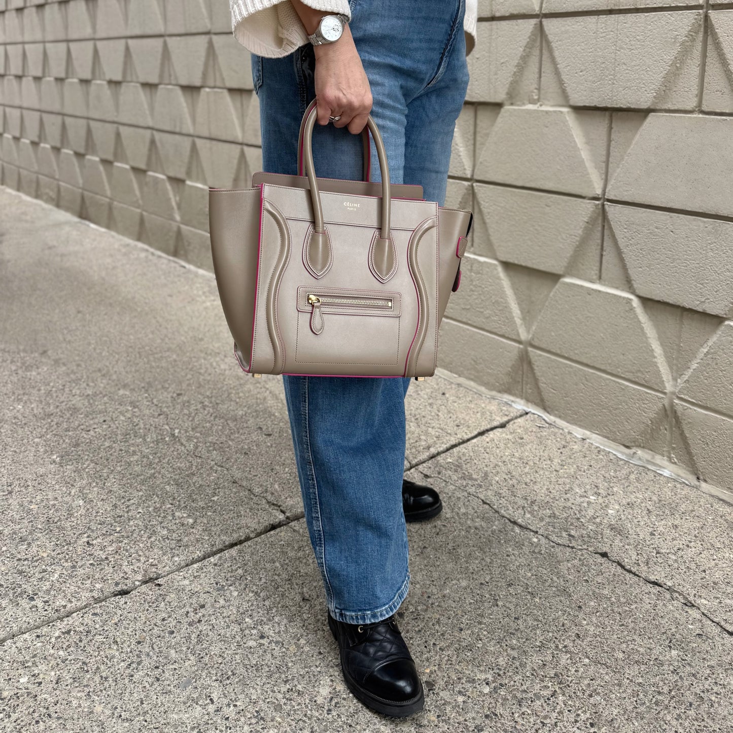 Celine Mini Luggage Tote Bag