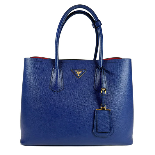 Prada Saffiano Double Handle Bag